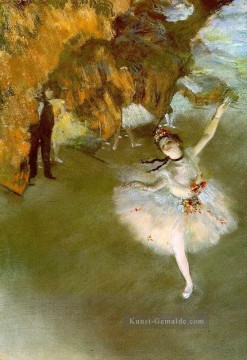 Die Star2 Impressionismus Ballett Tänzerin Edgar Degas Ölgemälde